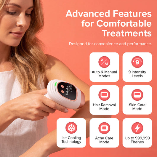 Radivex™ IPL hair removal device